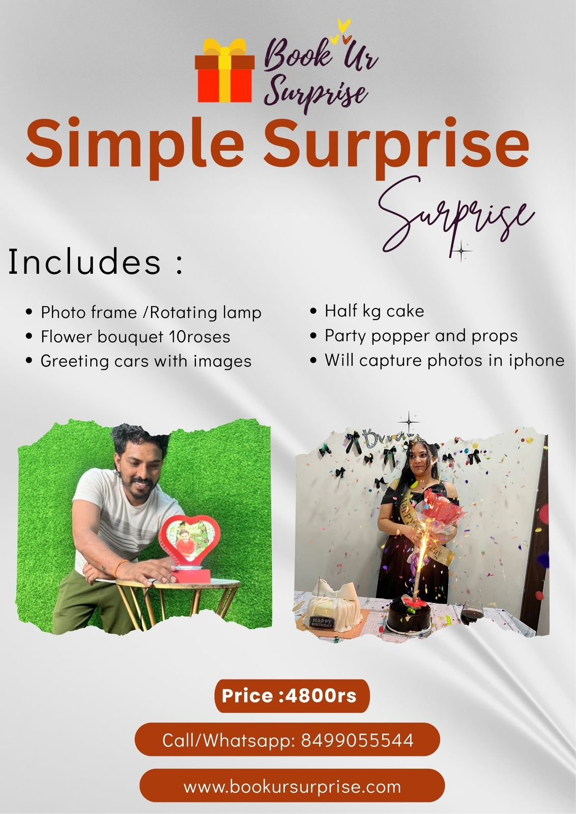 Simple Surprise package by Book UR Surprise